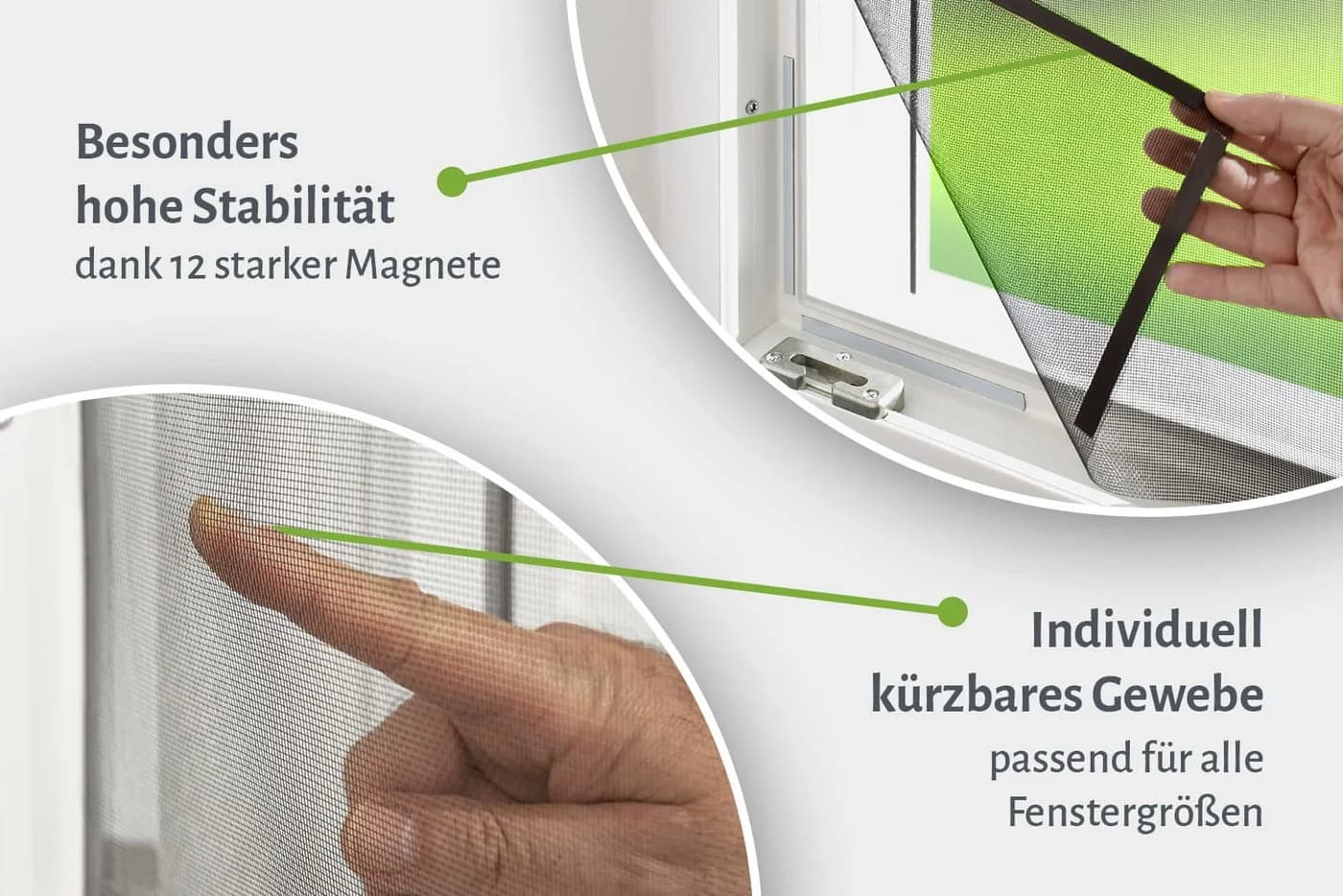 empasa Insektenschutzfenster SELECT mit Magnet & Fiberglas-Gewebe - Bild 4