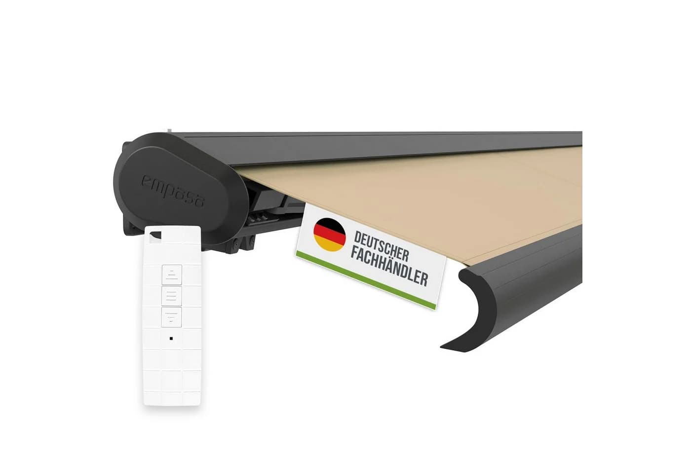 empasa Seitenarmmarkise PROFI Vollkassettenmarkise elektrisch - Bild 2
