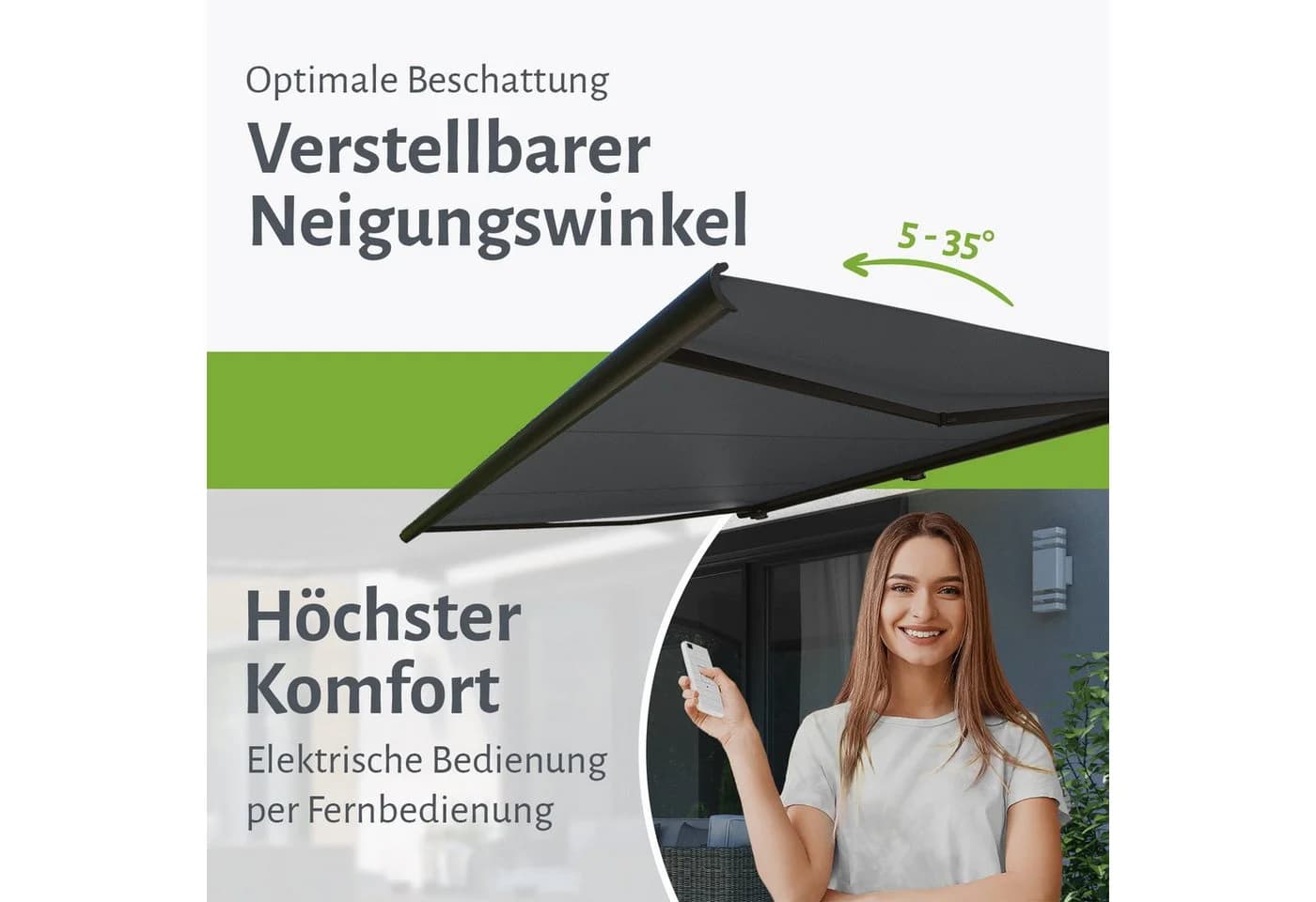 empasa Seitenarmmarkise PROFI Vollkassettenmarkise elektrisch - Bild 4