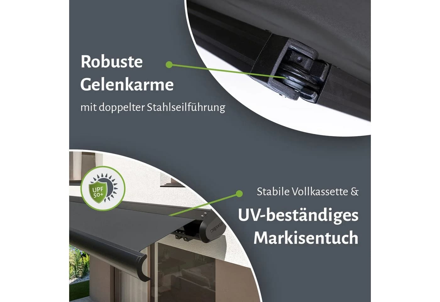 empasa Seitenarmmarkise PROFI Vollkassettenmarkise elektrisch - Bild 5