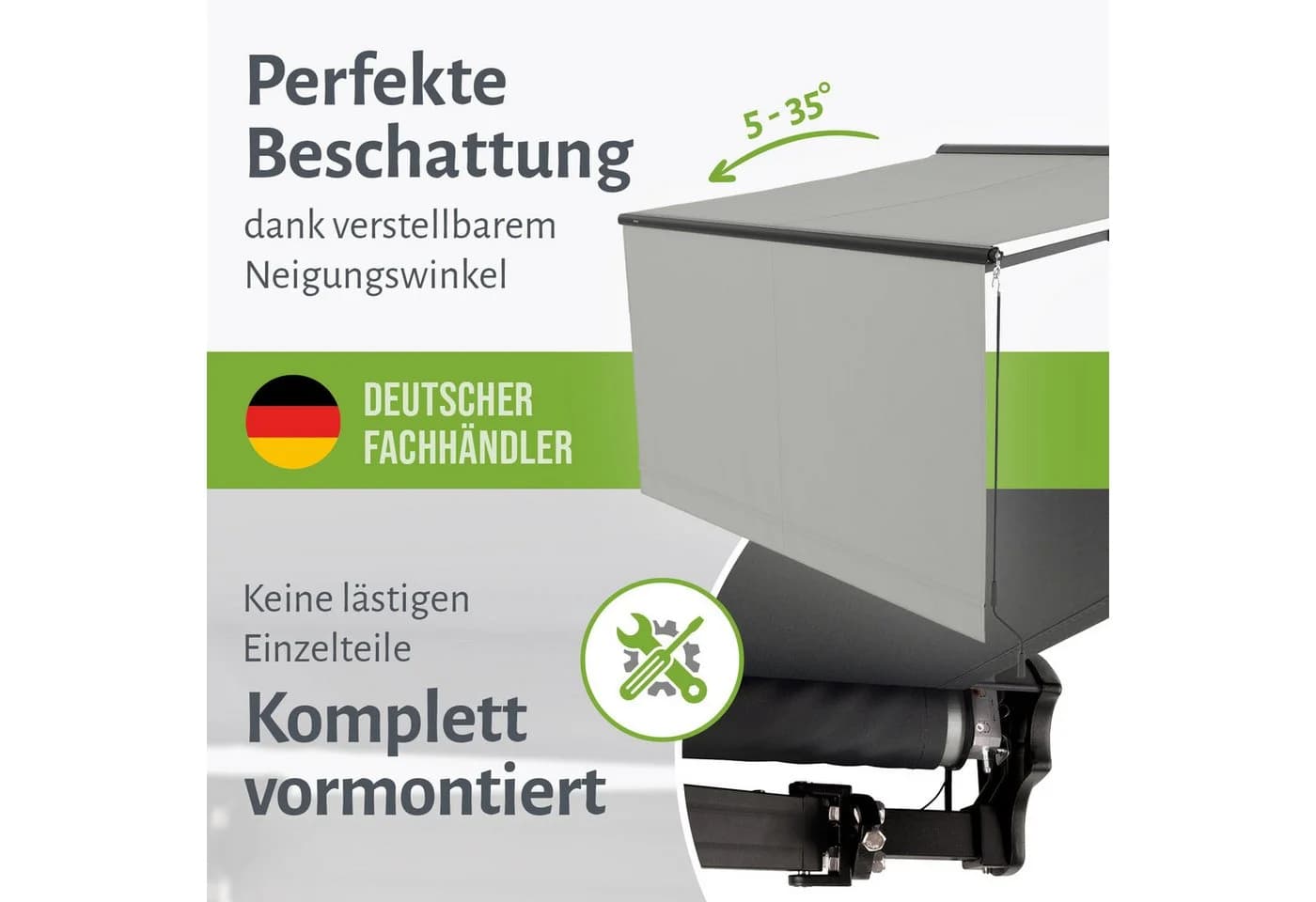 empasa Kassettenmarkise EXPERT PLUS Elektrisch Anthrazit Smart Home - Bild 5
