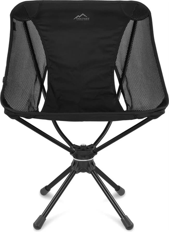 normani Campingstuhl Berry Faltstuhl Schwarz Aluminium