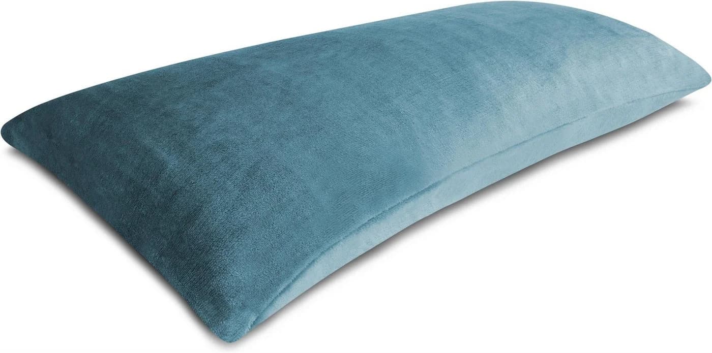 Aspero Kissenbezüge 2er Set Asmara Blau Flanell Kuschelweich - Bild 3