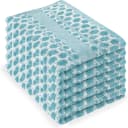 Aspero Geschirrtuch 6er Set Frottee Baumwolle Blau Saugstark Bild 1