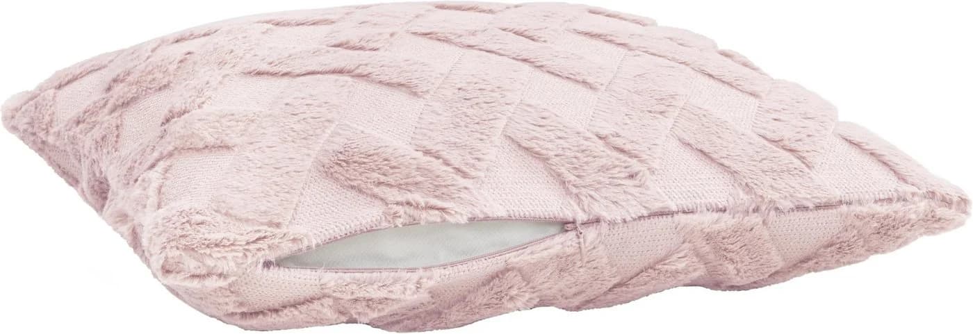 normani Kissenbezug Sofia Rosa Teddy-Fleece 45x45 cm - Bild 4