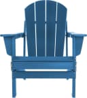 Aspero Adirondack Gartenstuhl Blau Klappbar HDPE Bild 3