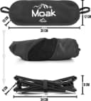 normani Campingstuhl Moak Ultraleicht Schwarz Aluminium Bild 5