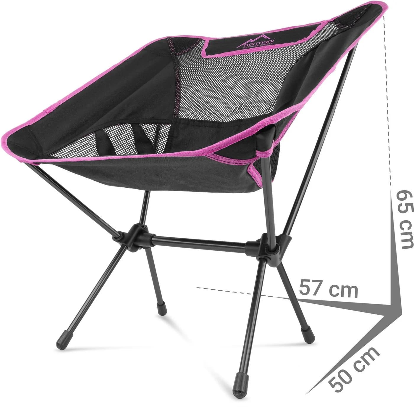 normani Campingstuhl Moak Ultraleicht 796g Lila/Blau Aluminium - Bild 3