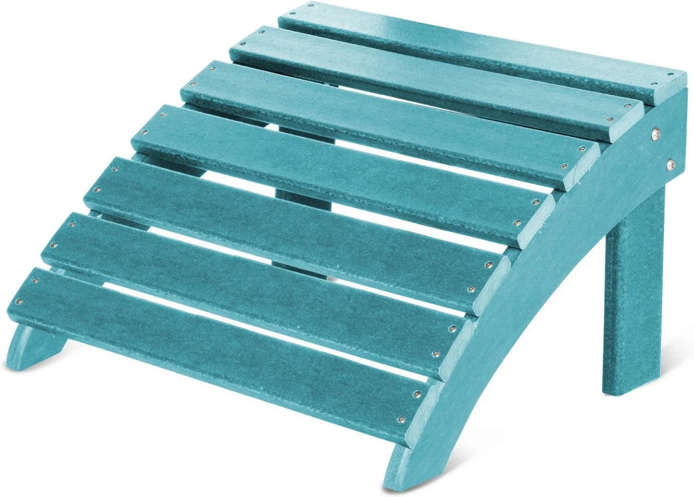 Aspero Gartenstuhl Adirondack mit Fußstütze Grau HDPE Klappbar - Bild 3