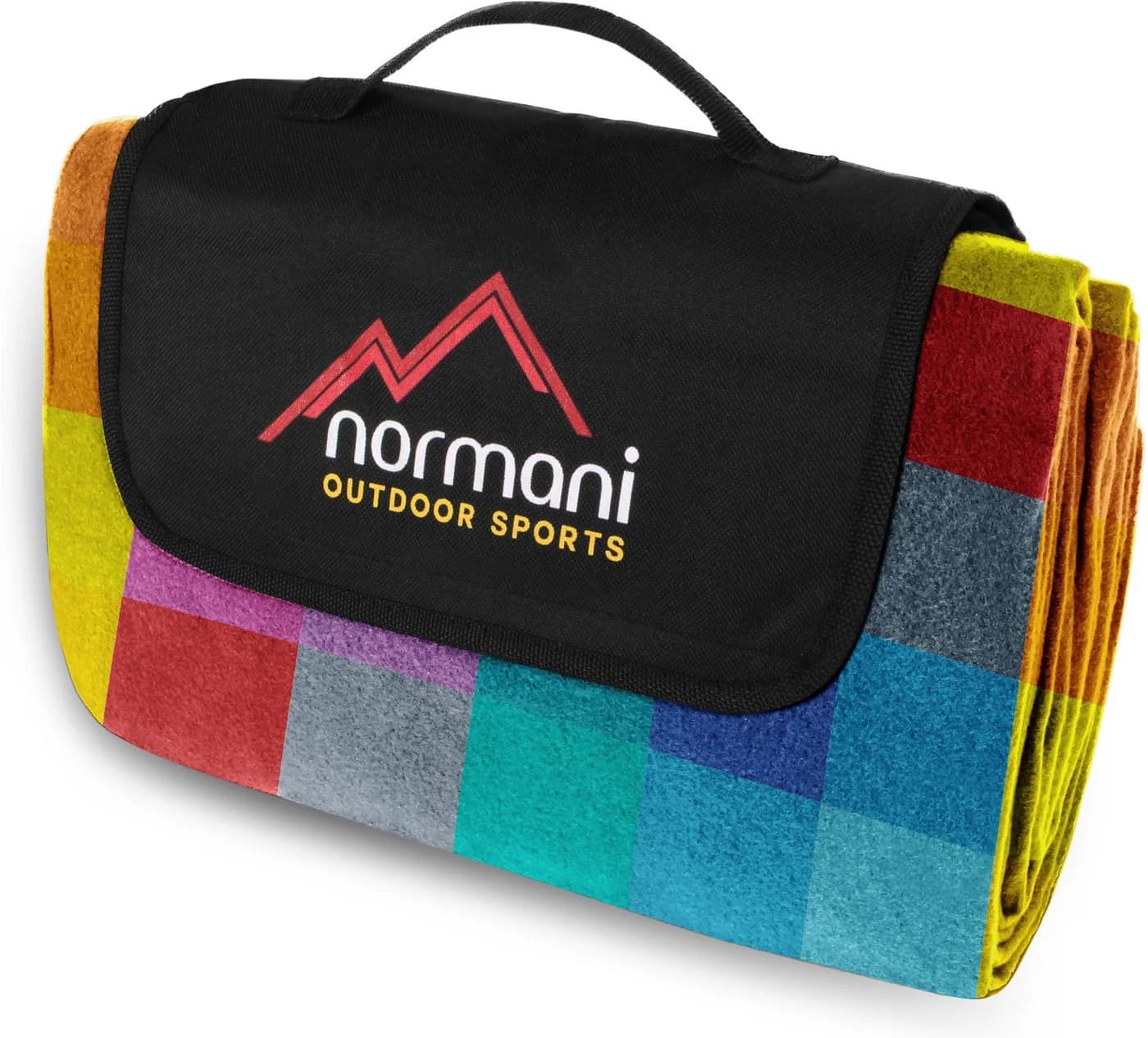normani Picknickdecke Outdoor-Campingdecke Bunt Wasserdicht Fleece - Bild 3