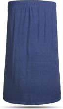 normani Hamamkilt Damen Frottee Bio-Baumwolle Extra Groß Marine Bild 1