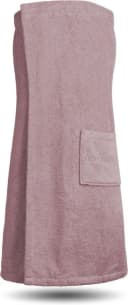 normani Damen-Saunakilt Bio-Baumwolle Rosa Frottee Bild 1