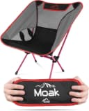 normani Campingstuhl Moak Ultraleicht Aluminium Grau/Rot Bild 2