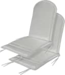 Aspero Hochlehnerauflage für Adirondack Stuhl Weiß Bild 2