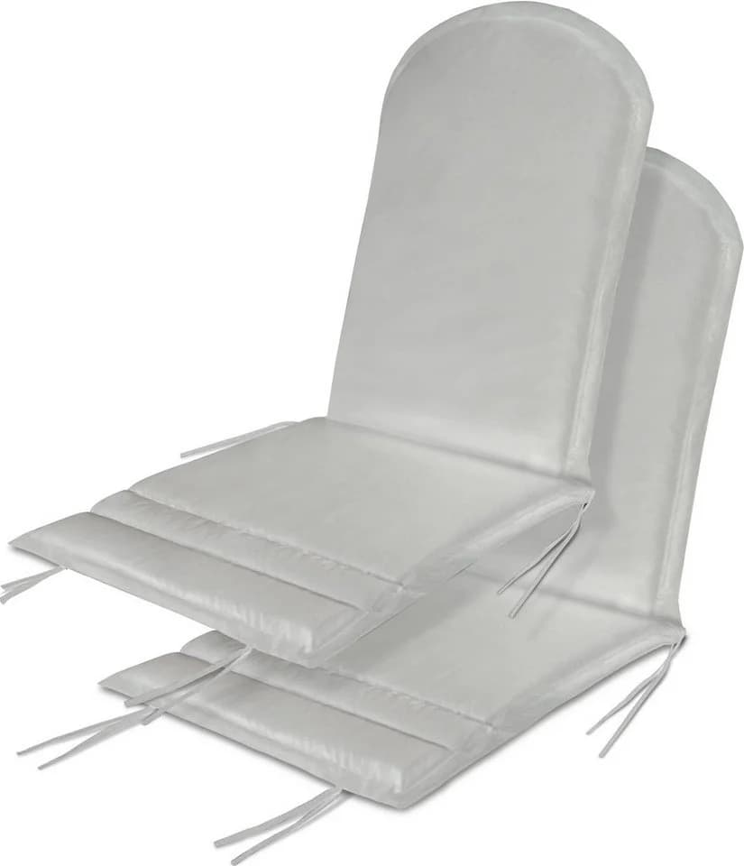 Aspero Hochlehnerauflage für Adirondack Stuhl Weiß - Bild 2