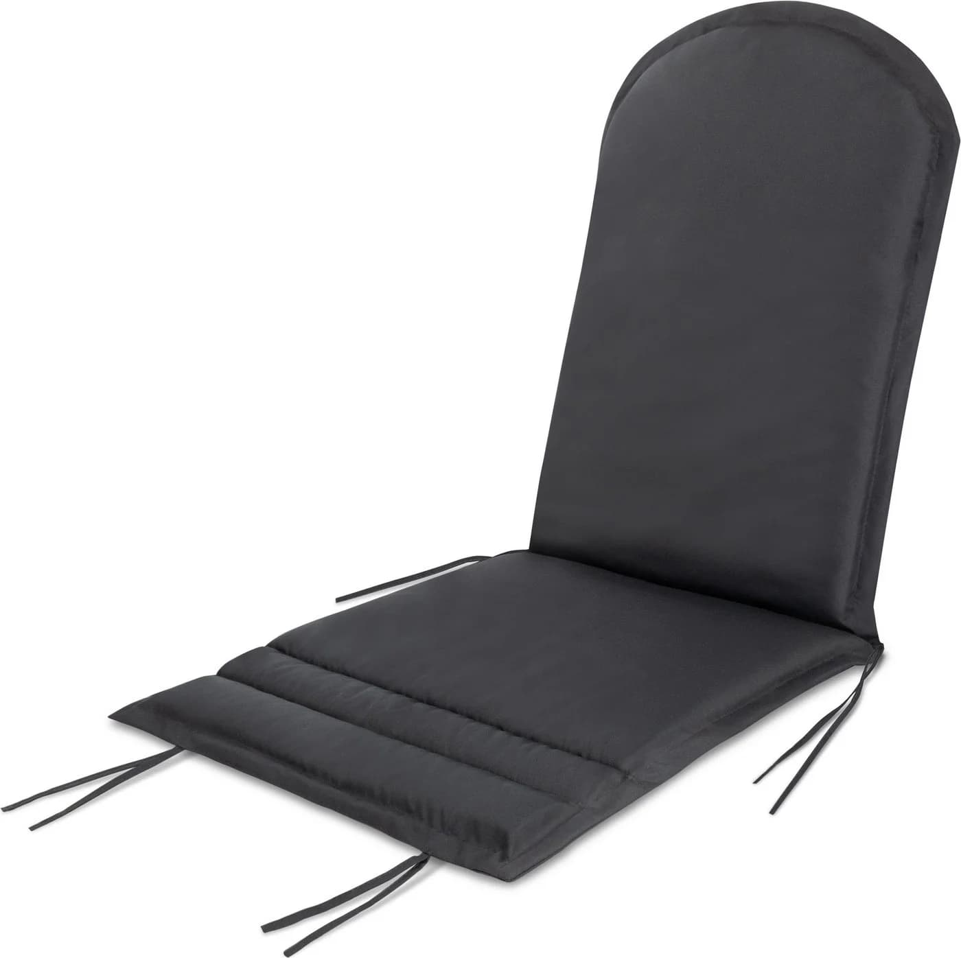 Aspero Hochlehnerauflage 2x für Adirondack Gartenstuhl Grau Polyester