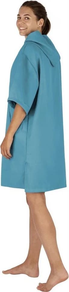 normani Badeponcho Damen Mikrofaser Siargao Polyester Kapuze Schlupf Handtuch - Bild 5