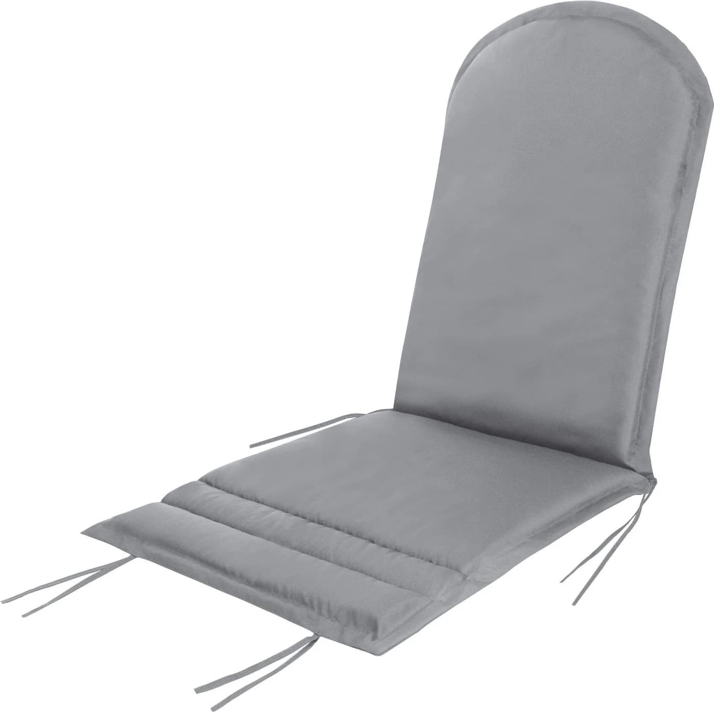 Aspero Hochlehnerauflage Grau für Adirondack Gartenstuhl