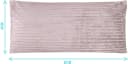Aspero Kissenbezüge 2-tlg. Streifen-Flanell 40x80 cm Rosa Bild 3