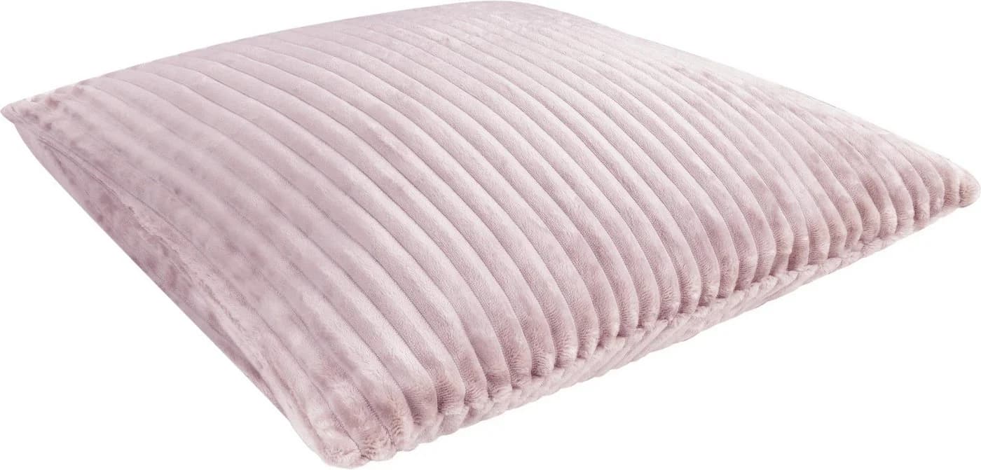 Aspero Kissenbezug 2-tlg. Streifen-Flanell 80x80 cm Rosa - Bild 3