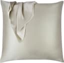 Aspero Seiden Kissenbezug 80x80 cm Enna Beige Haut- und haarschonend Bild 2