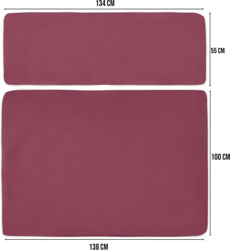 Aspero Kissenbezug Wasserdicht 2-teilig Brombeere - Bild 5