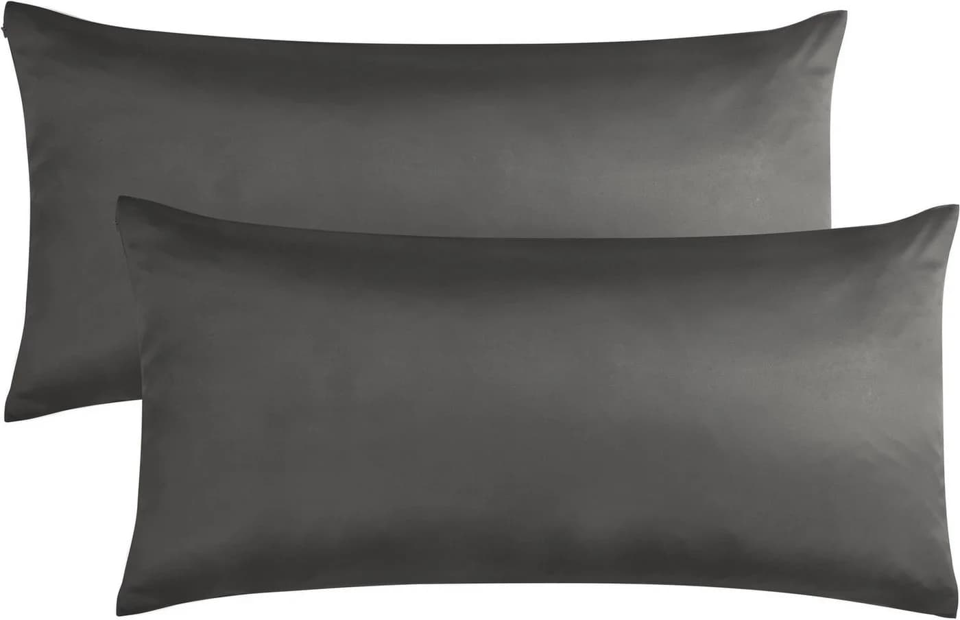 Aspero Satin Kissenbezug 40x80 cm Grau Haut- und Haarpflege - Bild 2