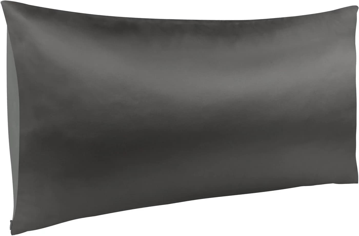 Aspero Satin Kissenbezug 40x80 cm Grau Haut- und Haarpflege - Bild 4