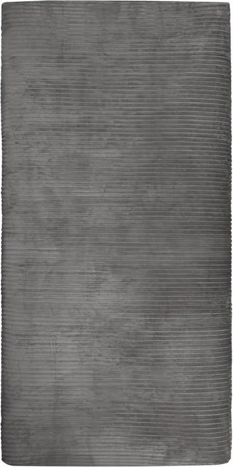 Aspero Spannbettlaken 2er Set Streifen-Flanell Grau
