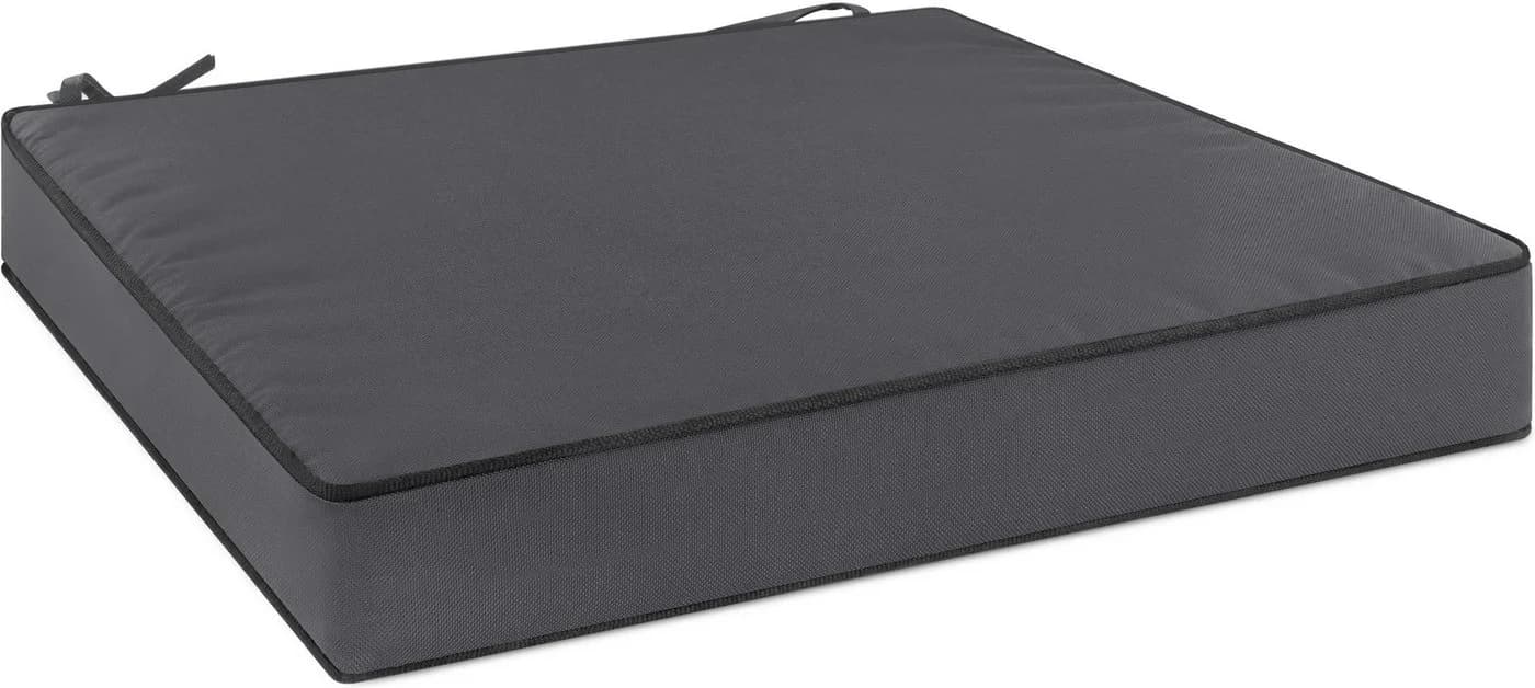 Aspero Sitzauflage 4 Stuhlkissen 40x40 cm Lucca - Gepolstert & Wasserdicht - Bild 3