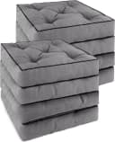 Aspero Sitzauflage Padua Grau 40x40 cm Gepolstert Bild 2