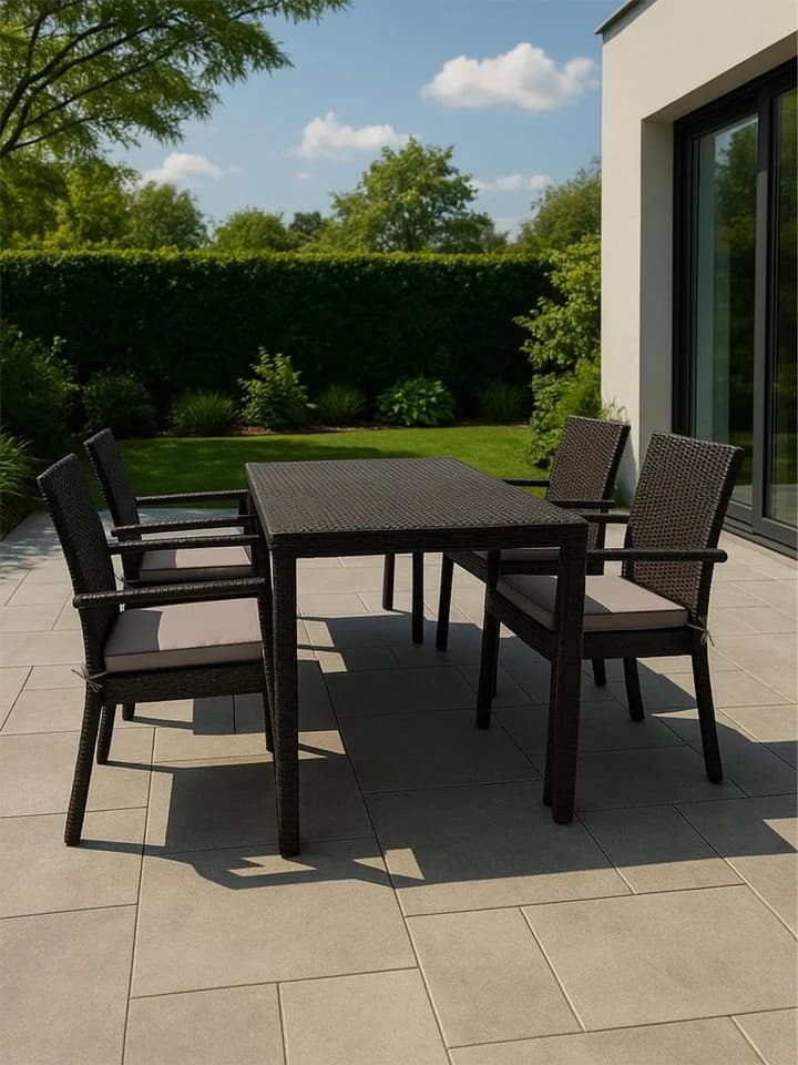 Aspero Sitzauflage Lucca Beige Wasserdicht Gepolstert