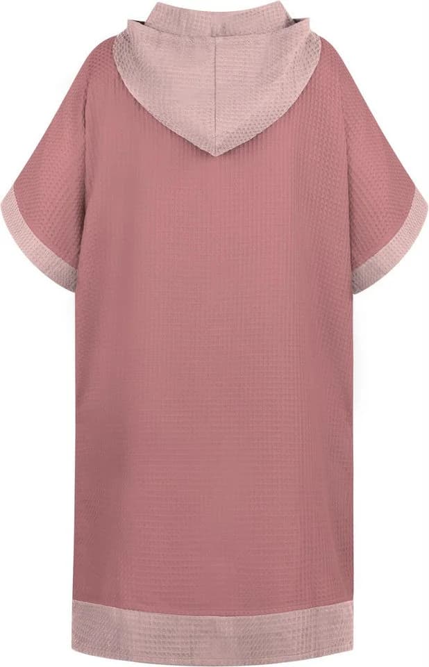 normani Badeponcho Niramey Langform Viskose Rosa
