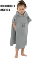 normani Badeponcho Polyester Kapuze Schlupf Strand-Poncho für Kinder von 2-13 Jahren Bild 3