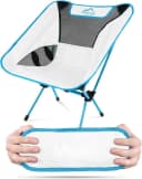 normani Campingstuhl Moak Ultraleicht Klappstuhl Aluminium Weiß Bild 2