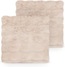Aspero Kissenbezüge Fellimitat Beige 45x45 cm 2er Set Bild 2
