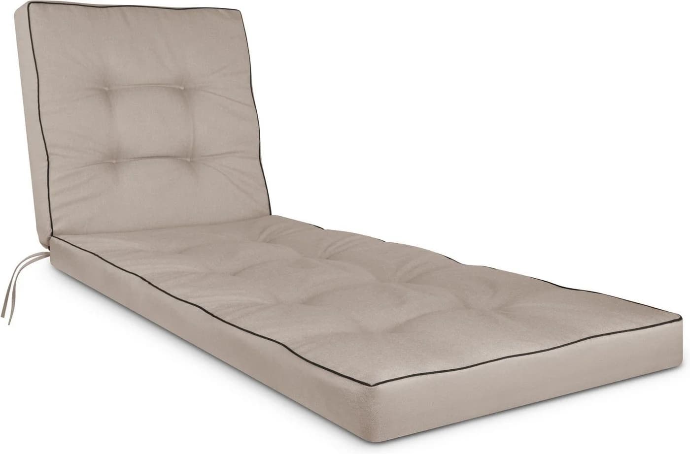Aspero Garten-Liegenauflage Saragossa Beige wasserabweisend - Bild 2