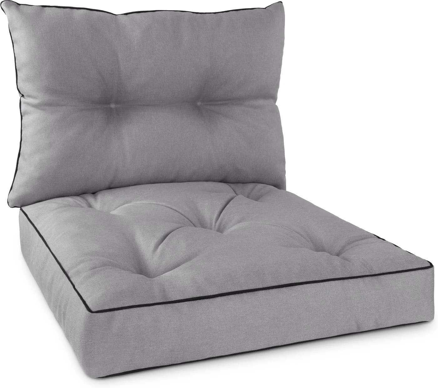 Aspero Sitzauflage Set Stuhl- und Rückenkissen 58x58 cm & 58x40 cm - Bild 2