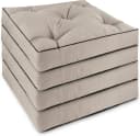 Aspero Sitzkissen 4er Set Beige Outdoor mit Tragegriff Bild 2