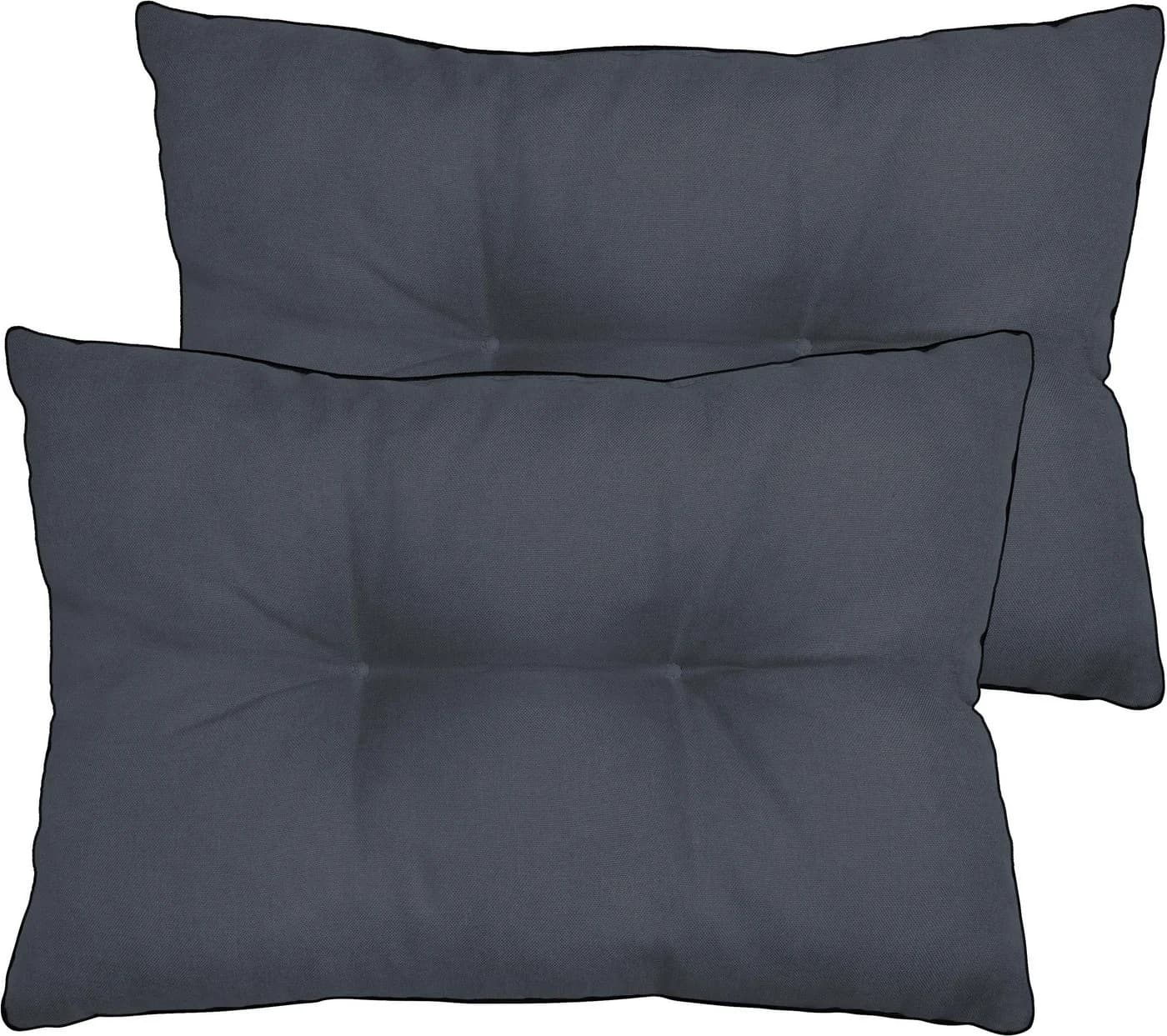 Aspero Rückenkissen-Set Cordoba 2er Set 58x40 cm Gepolsterte Outdoor Kissen - Bild 2