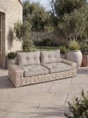 Aspero Rückenkissen 2er Set Cordoba Beige Polyester Outdoor Bild 1
