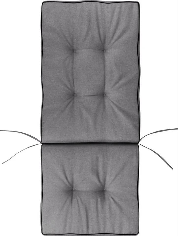 Aspero Alicante Stuhlauflage 4er Set Grau PU-Schaum wasserabweisend - Bild 3