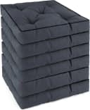 Aspero Stuhlkissen 6er Set Murcia Grau 45x45 cm Bild 2