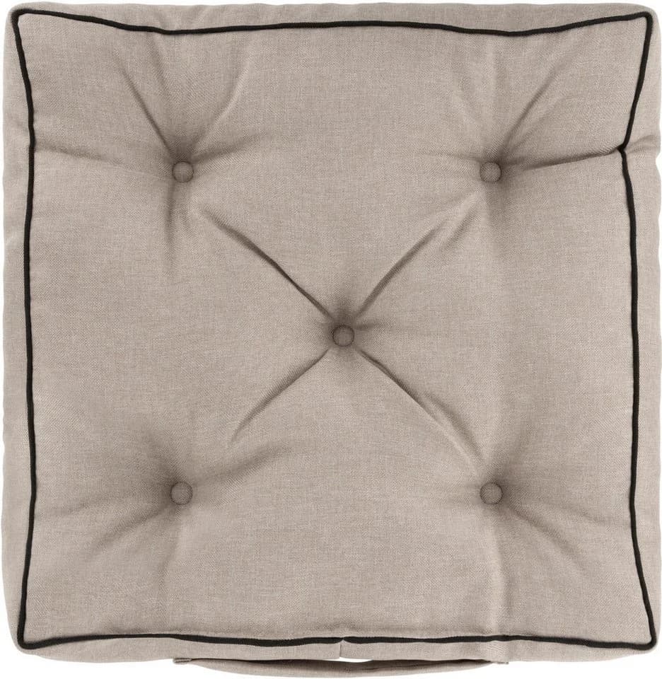 Aspero Sitzauflage 4er Set Beige Polyester Outdoor - Bild 4
