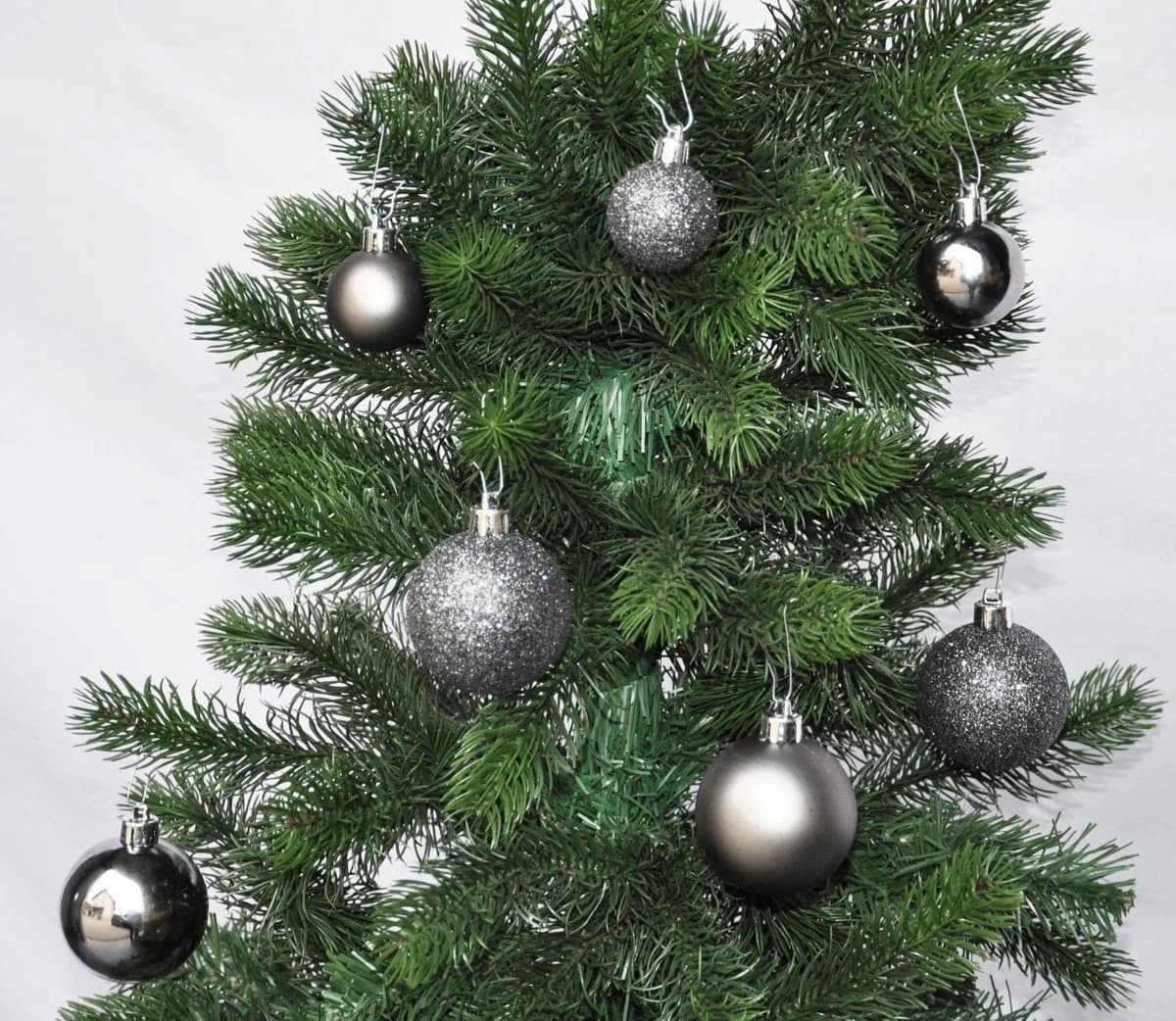 JACK Christbaumschmuck 47x Kunststoff Christbaumkugeln Ø 4+6cm mit Spitze+Haken - Bild 3
