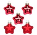 Holly & Jolly Christbaumschmuck Sterne 4cm Glas 8 Stück Rot Bild 1