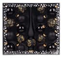 MAGIC by Inge Weihnachtsbaumkugeln 19 Stk Ebony Black mit Spitze Bild 2