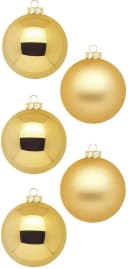 MAGIC by Inge Weihnachtsbaumkugel Inkagold, 45 Kugeln 4-6 cm, inkl. Spitze 28 cm Bild 1