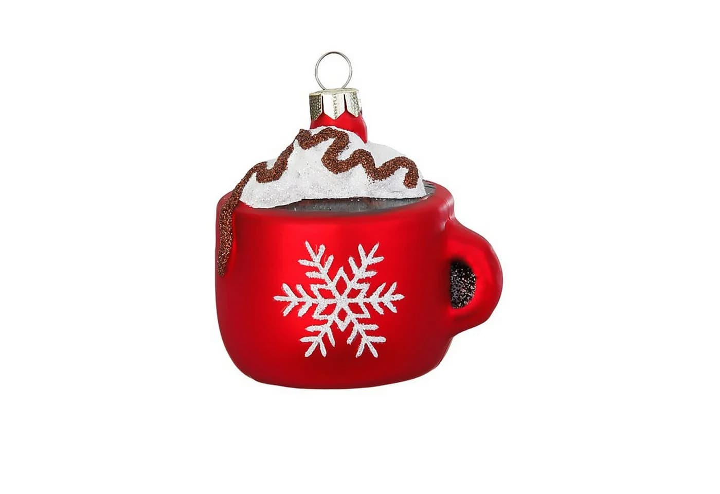 MAGIC by Inge Christbaumschmuck Kakaotasse Figur 6,5cm Glas Rot