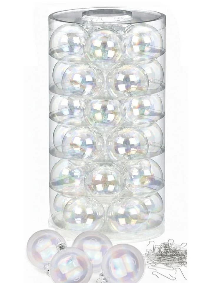MAGIC by Inge Weihnachtsbaumkugel 30 Stk 6cm Dazzling Whisper - Bild 2
